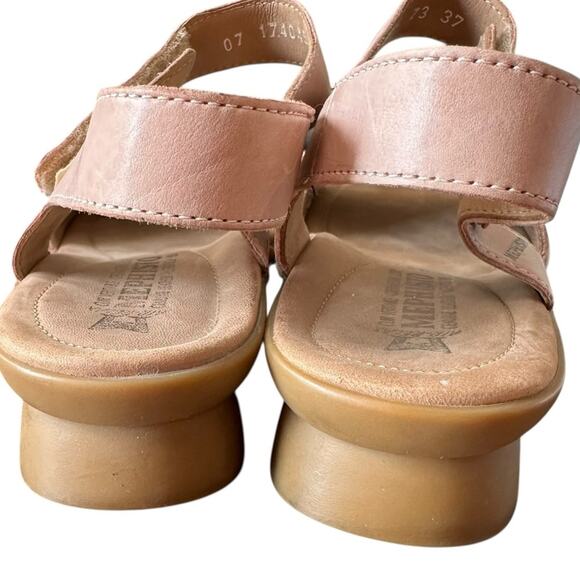 Mephisto Pattie Velcro Sandals Neutral Boho Summer Coastal Mermaid Seashell 7 - Picture 7 of 11